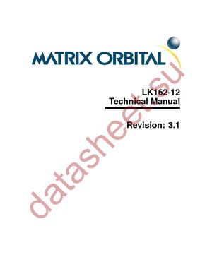 LK162-12-GW-V datasheet  